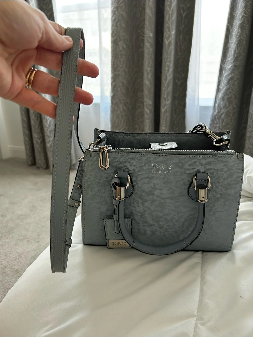 SCHUTZ compact satchel